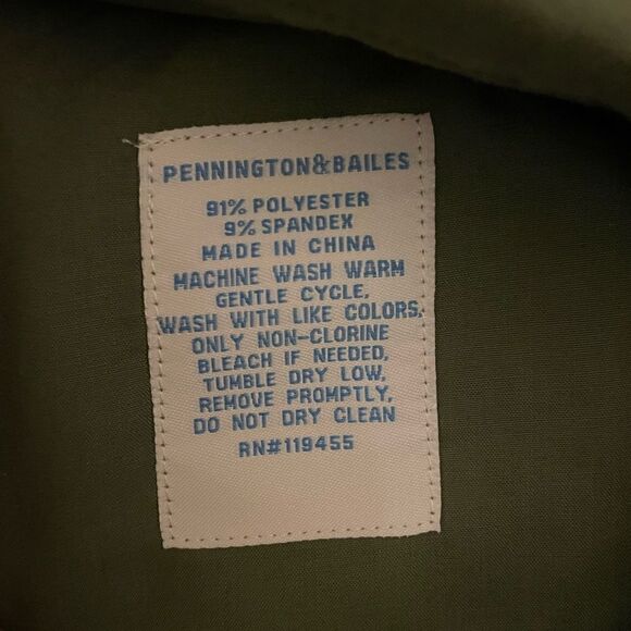 Pennington & Bailes Men Green Shorts - Size 32- NWT - Picture 4 of 9